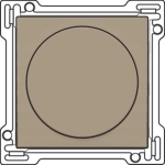Set de finition pour variateur à bouton rotatif ou régulateur de vitesse Bronze