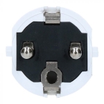 Stekker in PVC + PC 16A - 250V - WIT