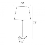Lampe de table en Bronze griffé