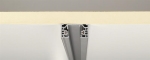 1 - fase rail, 1m, Zilvergrijs