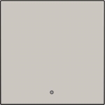 Afwerkingsset met lens voor elektronische schakelaar of drukknop Light Grey