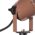 Big Nautilus Qpar51, buitenlamp met grondpin, Roestkleurig IP65 maximum 11W