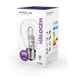 Eco halogen lamp classic A 42W E27 624lm clear