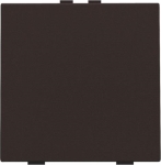 Bouton - poussoir simple pour Niko Home control dark Brown