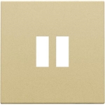 Afwerkingsset voor USB - lader Alu Gold