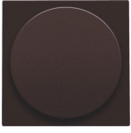 Afwerkingsset voor universele draaiknopdimmer of extentie dark Brown