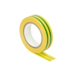 Insulation tape, flame - retardant, Yellow / Green, 10 pieces. 19mm wide, 0.13mm thick, 20m long