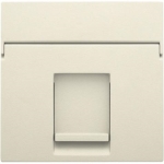 Central plate data 1 x RJ, Cream