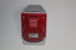 CEE wanddoos 16A / 380V / 3 polig + N + A