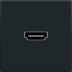 Afwerkingsset met HDMI naar HDMI aansluiting Black Coated
