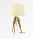 Table lamp in brushed Brass