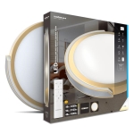 Plafonnier Led A-C206 2 x 48W 3000 - 6500K D510 x 75mm 9120lm + télécommande