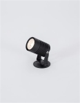 Fend Black Aluminium & glass Led 10W 742lm 3000K CRI > 80 100 - 240V angle du faisceau 24° IP65 D: 6