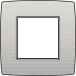 Plaque simple Light Grey
