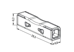 Inline connector without handle  0,75 - 4mm²