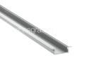 Led profile Boston White lacquered Aluminium (23.2mm) x 17 x 8mm (length 2m)