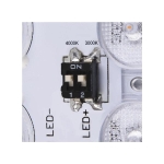 Ainos square avec détecteur , applique ou plafonnier apparent Led outdoor, Anthracite, commutateur C