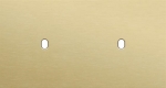 Double cover plate, horizontal 71mm center distance, for two single switching functions, Niko Toggl