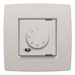 Electronic thermostat, light Grey