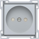 Afwerkingsset voor stopcontact zonder aarding met kinderveiligheid, inbouwdiepte 21mm Sterling