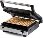 Multifunctionele grill 2-in-1: wafel en grill - Zwart