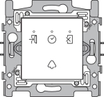 Flush - mounting bell push button for Semaphor