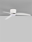 Volga fan White Aluminium White ABS D: 99.5cm H: 21.5cm 6 speed remote, 53’’ blade DC 18W, AC220 - 2