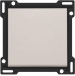 Afwerkingsset voor enkelvoudige schakelaar of drukknop Light Grey