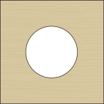 Plaque de recouvrement simple, pour 1 prise de courant, Niko Rocker et Niko Toggle, Alu Gold brushed