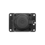 Prolongateur multiprise robuste, caoutchouc, Schuko IP44, 1 prise Schuko, boîtier ignifugé, profil t