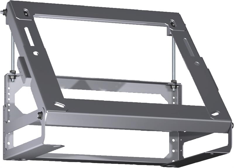 Hood attachment attachment for inclined ceiling (front / rear)
