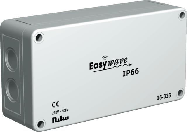 Opbouw RF - ontvanger IP66 met 2 kanalen