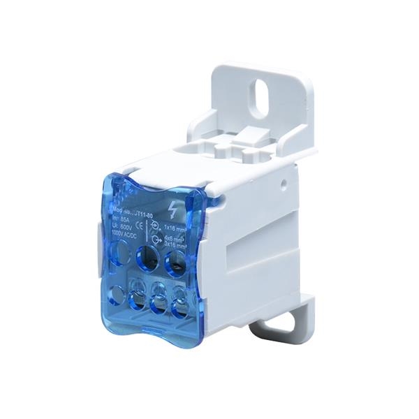 Power distribution block 80A input terminal 16mm², output terminals 4 x 6mm², 2 x 16mm²