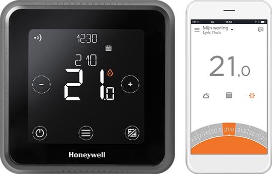 Lyric T6 fin thermostat wifi programmable - Noir