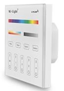 Emetteur RF 4 zones dimmable RGB / RGBW /CCT encastré  Ac 240V 86 x 86 x 29