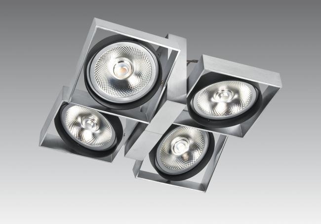 Ceiling lamp in structured White