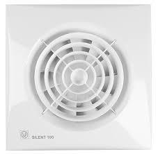 Bathroom extractor 95m³h + silent valve 230V