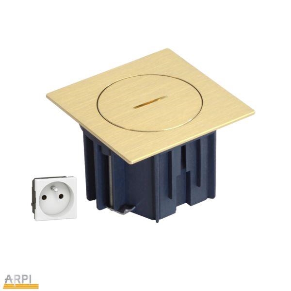 Vloerstopcontact IP64 - 2 polig + A EU