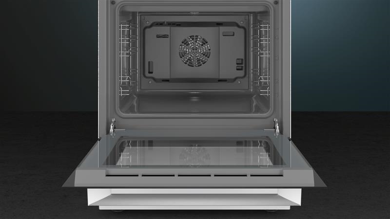 Cuisinière iQ300 électrique table de cuisson highSpeed, 4z., four universel Plus, 7 modes, boutons e