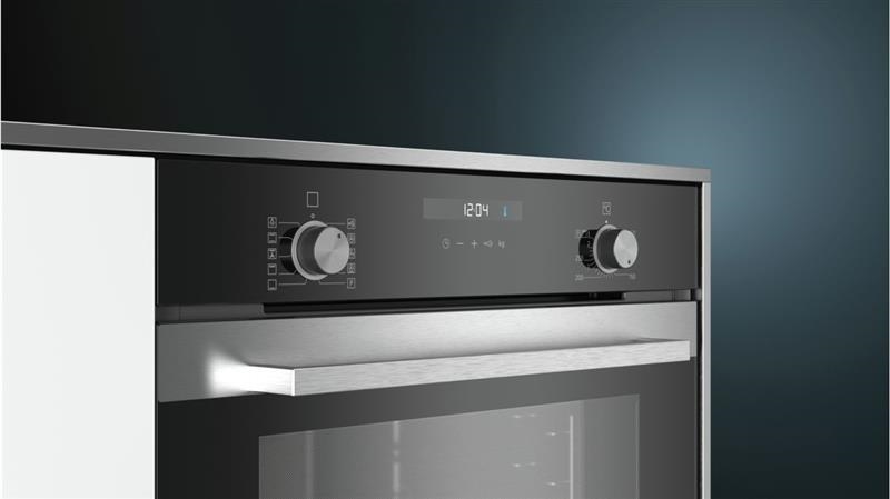 Four iQ500 multifonction 60cm, 7 modes, horloge, ecoClean, écl. halogène, varioClip rail, boutons ro
