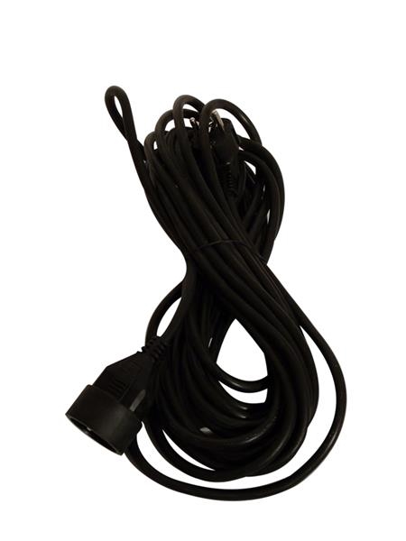Rallonge 3 x 1.5mm² 10m Noir
