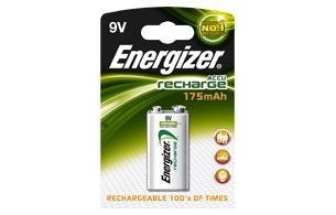 Herlaadbare batterij Ni-Mh - 9V / 6LR61 - 175mAh - Energizer