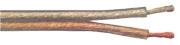 Luidspreker kabel - 2 x 4mm² - transparant - 100m