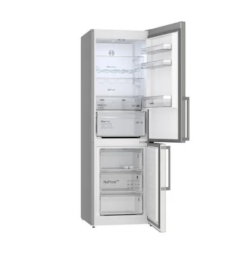 Réfrigérateur - pose-libre Serie 4 bottom-freezer NoFrost réfrig. VitaFresh 218 l, surg. 103 l****,