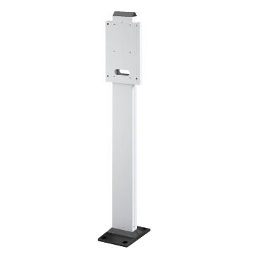 Colonne de fixation sol simple face hauteur 1.30m