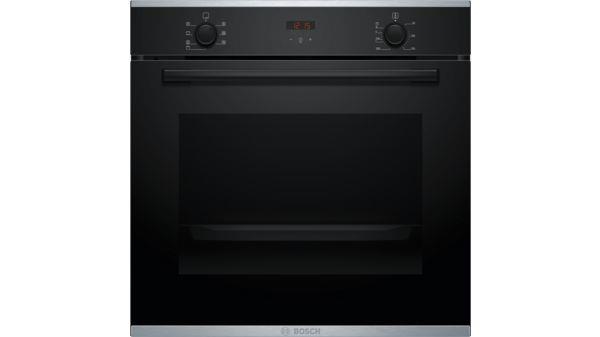 Four Serie 4 multifonction 60cm, 5 modes, EcoClean, écl. halogène, boutons rotatifs escam., display