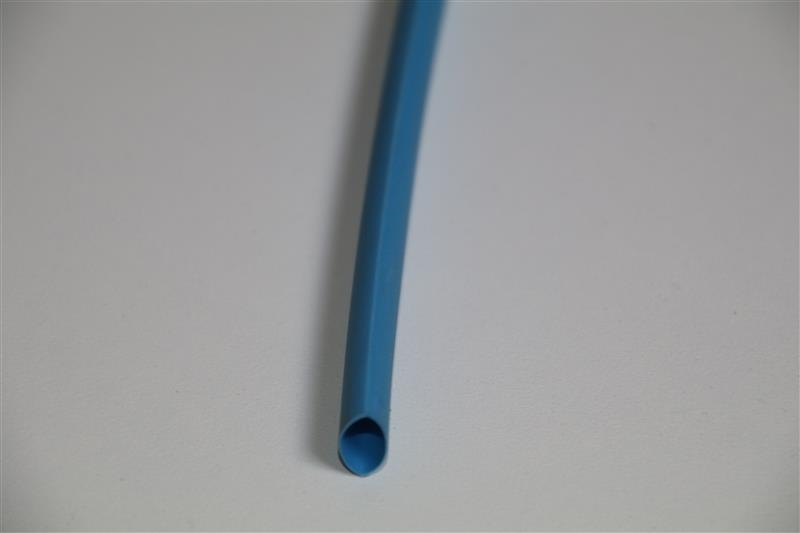 Gaine thermorétractable 6.4 - 3.2mm Bleu