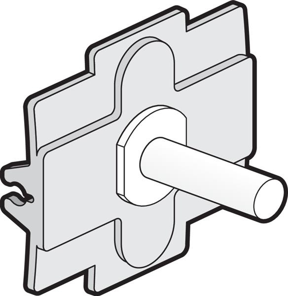 Niko toggle pour des fonctions d'interrupteur simple, White steel