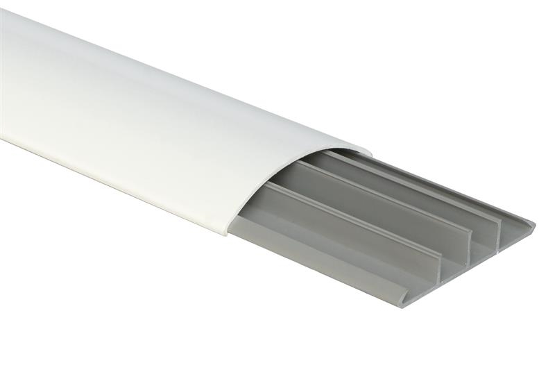 Canal de sol Blanc (2m) 75 x 16mm