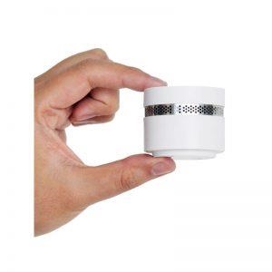Détecteur de fumée mini Blanc duree batterie10 ans  et garantie de 5ans